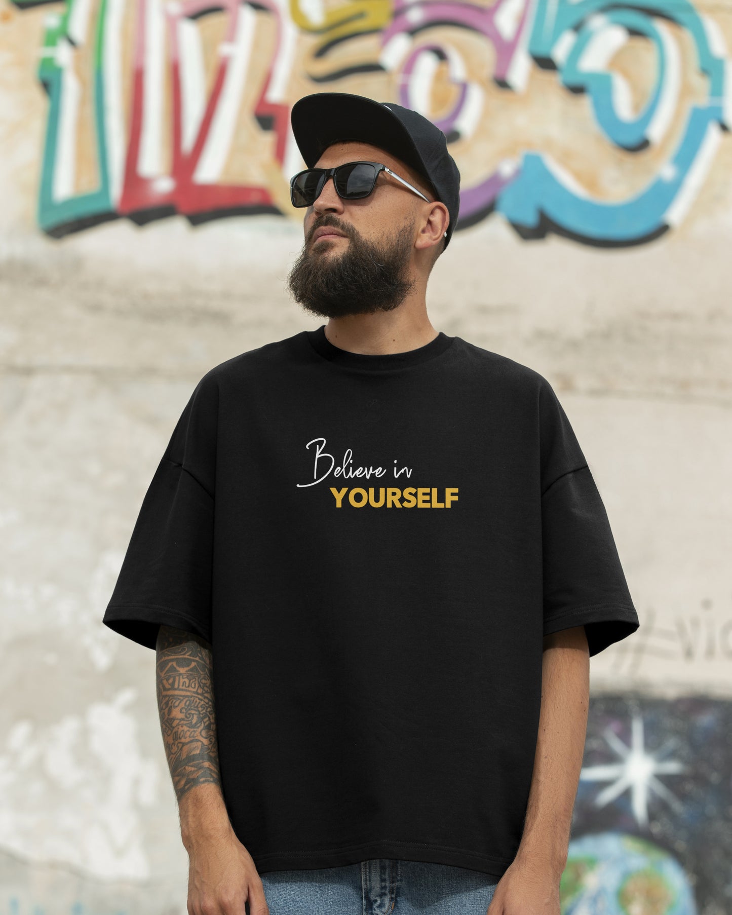 Believe in Yourself Oversized Tee - Special Offer