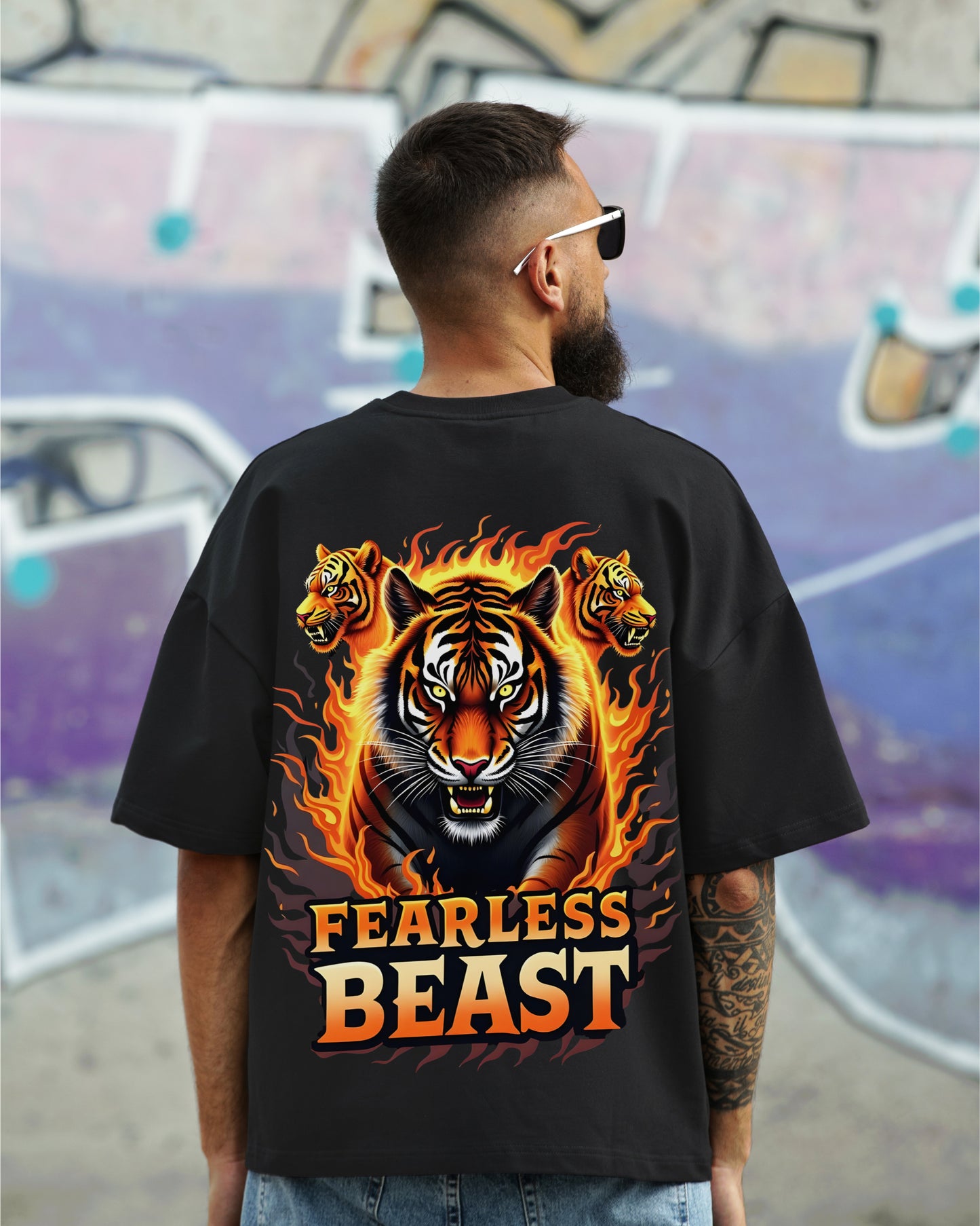 Fearless Beast Oversized Tee - Special Offer