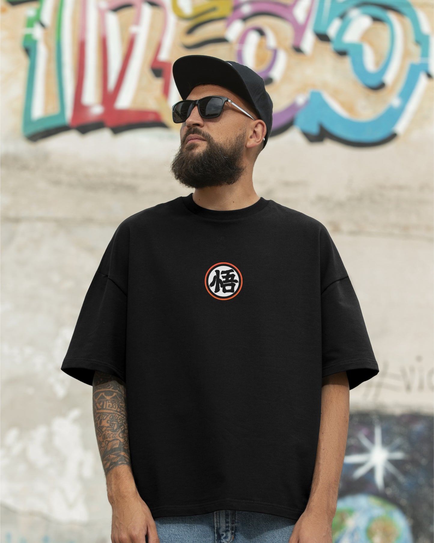 Fiery Goku Oversized Tee - Special Offer