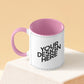 Customized Coffee Mug - Duotone Pink & White