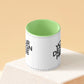 Customized Coffee Mug - Duotone Green & White
