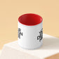 Customized Coffee Mug - Duotone Red & White