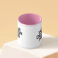 Customized Coffee Mug - Duotone Pink & White