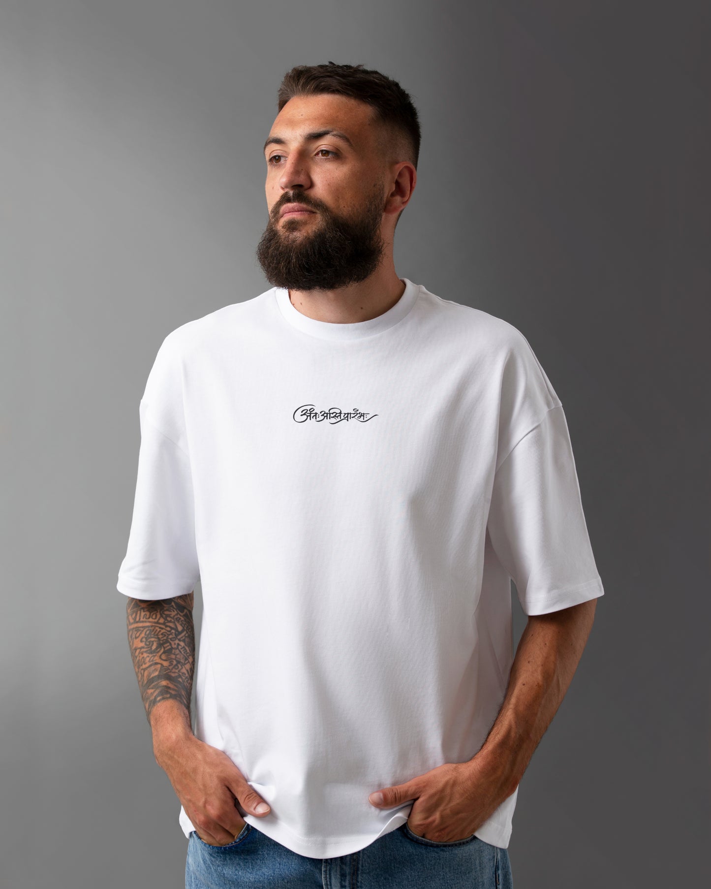 Ant, Asti, Prarambh - Oversized Tee