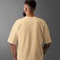 Beige Premium Solid - Oversized Tee | Warm, Minimal & Premium