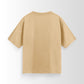 Beige Premium Solid - Oversized Tee | Warm, Minimal & Premium