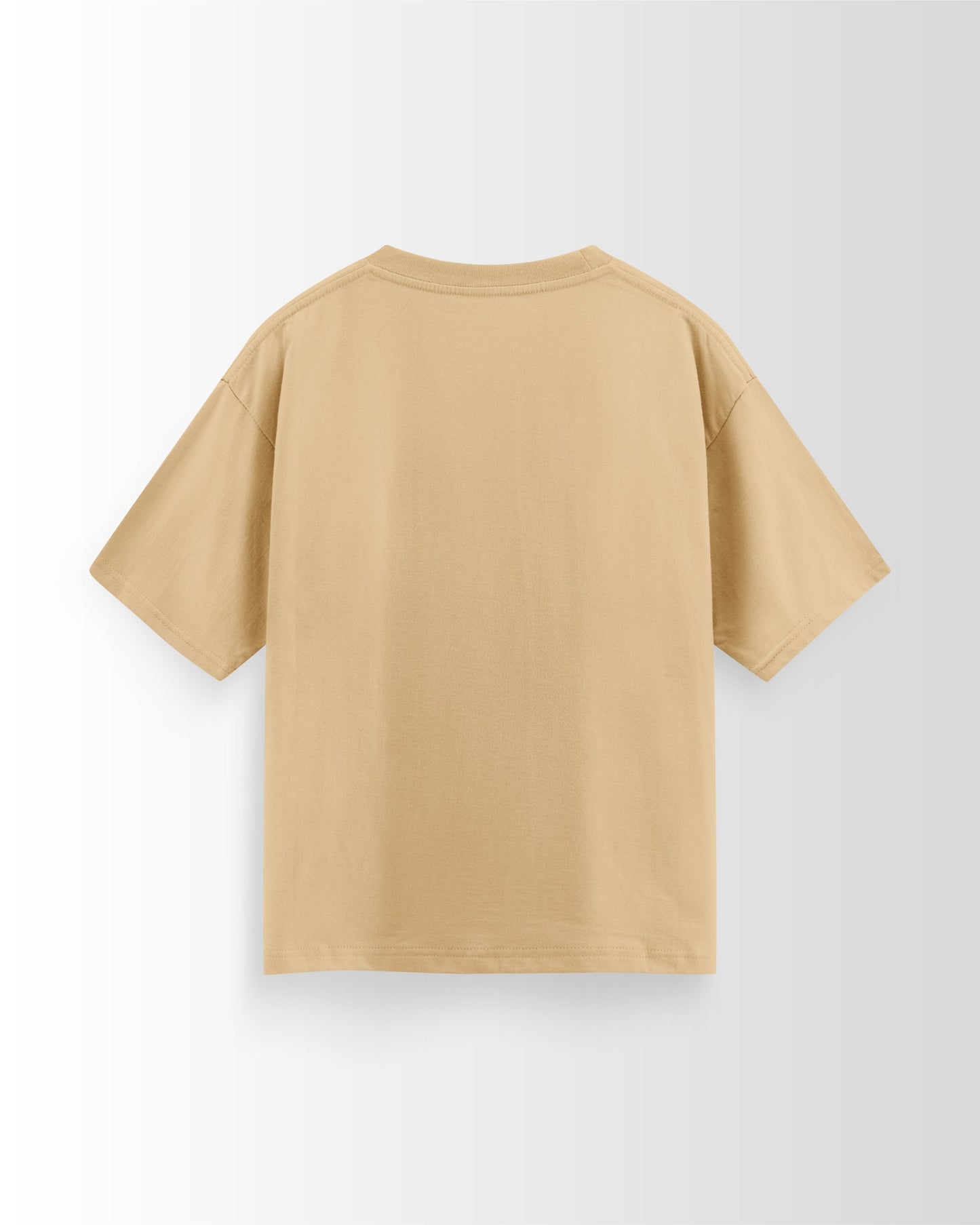 Beige Premium Solid - Oversized Tee | Warm, Minimal & Premium