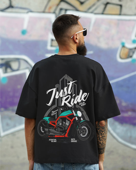 Just Ride - Oversized Tee