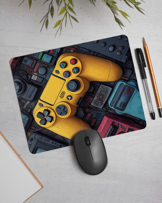 Retro Gamer Premium Printed Mouse Pad