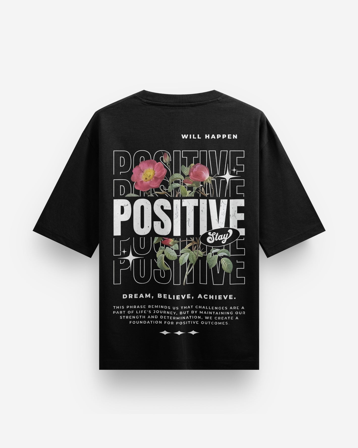 Positive Vibes - Oversized Tee