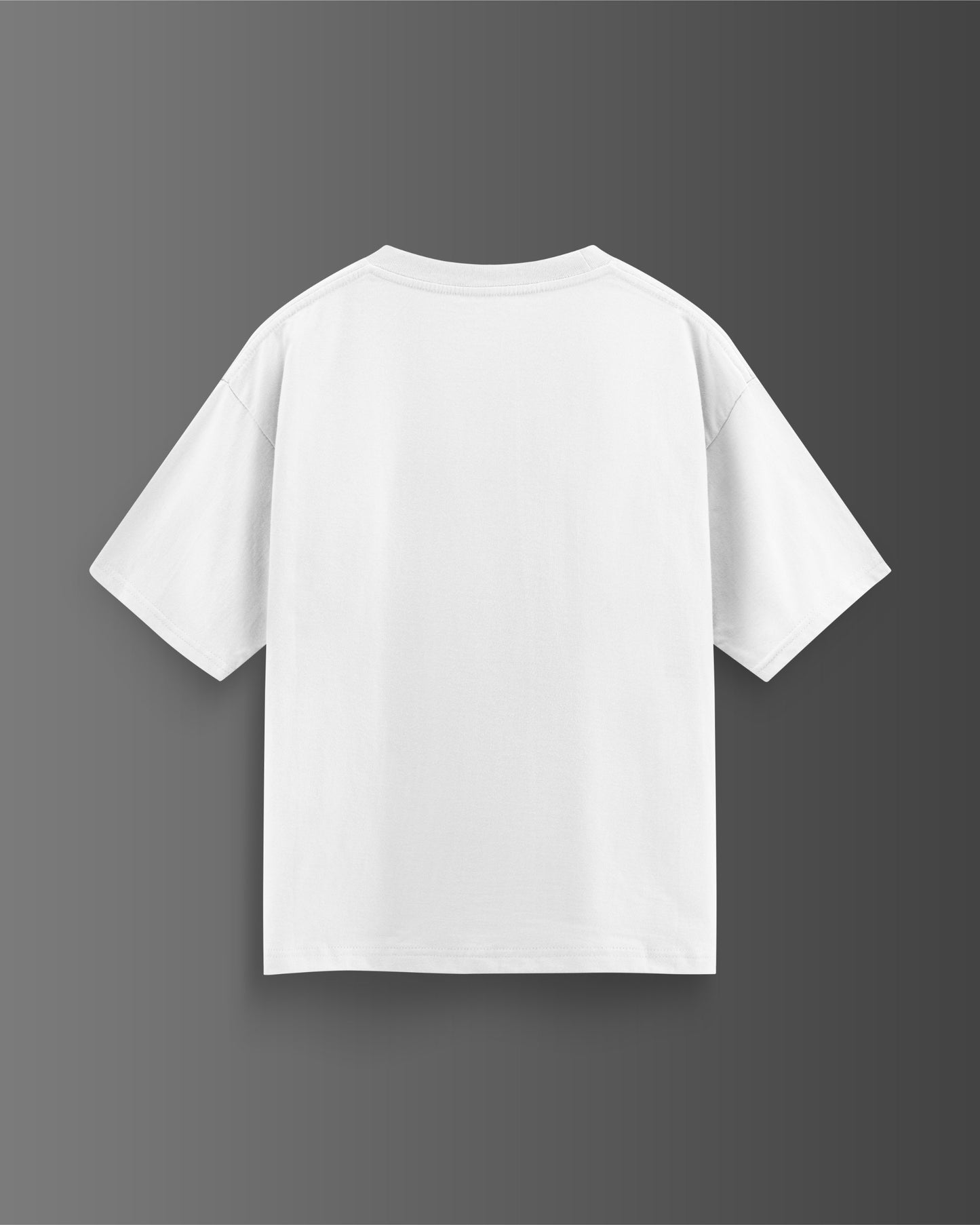 White Premium Solid - Oversized Tee | Clean, Minimal & Timeless